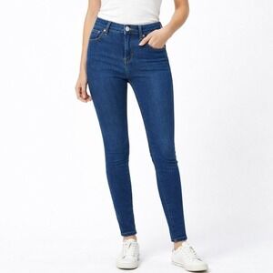 Acne Studios Jet Skinny Jeans Women's Size 25 Eighties Blue Mid Rise Stretch Fit
